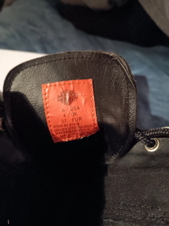 Botas de motocicleta Harley-Davidson para mujer talla 6 medianas Foto 2 de 4