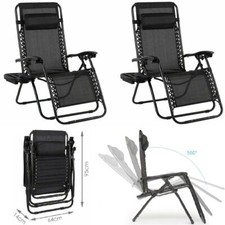 Pack de 2 chaises de jardin