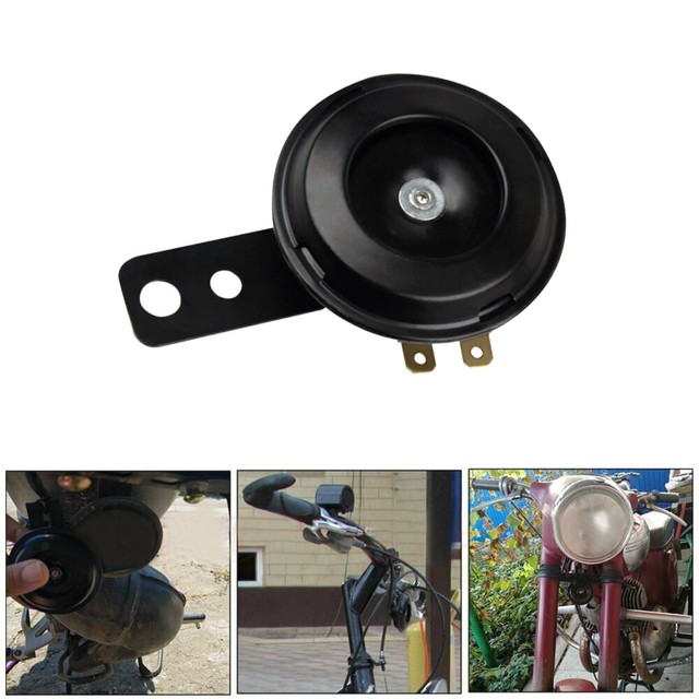 Universal Black 12V Waterproof Loud 105db Motorcycle Car Electric Bike