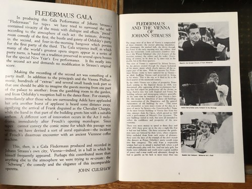 DIE FLEDERMAUS STRAUSS A GALA PERFORMANCE LONDON FFRR OSAS-1319 Cassette Box Set - Picture 5 of 7