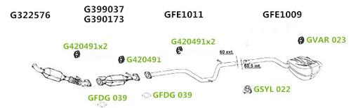 Exhaust Pipe For Ford Galaxy S-Max Mondeo MPV Hatchback Estate Saloon 2.0 TDCi - Picture 2 of 3