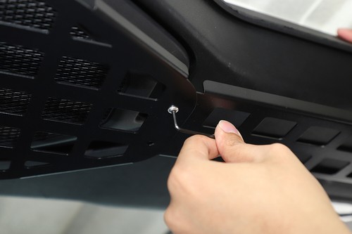 Kit de ajuste de estante de almacenamiento de panel Molle de altavoz de techo negro para Jeep Wrangler JL 2018+ - Imagen 7 de 14