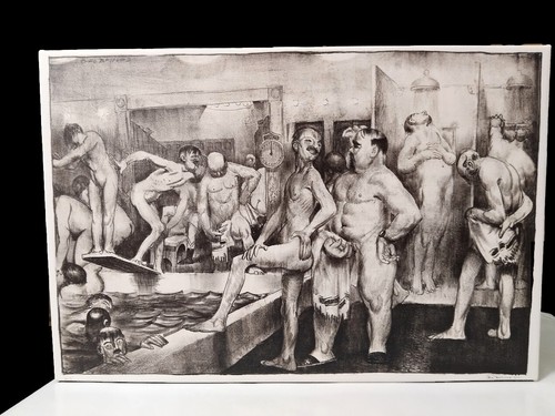 GEORGE BELLOWS THE SHOWER BATH REALISM ART GICLEE PRINT FINE CANVAS - Picture 2 of 8