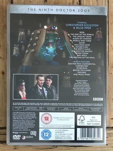 Doctor Who The Complete First Series DVD Very Good Condition Dr Christopher Eccl - Picture 4 of 8