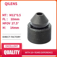 QILENS HD 2 megapixel FL10mm CCTV lens M12 0.5 for security surveillance cameras