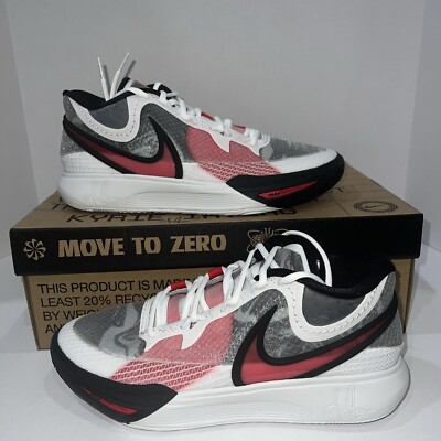 Men's Nike Air Zoom Kyrie 8 Basketball Shoes University Red & Black Size 11