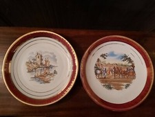 Coppia di piatti decorativi Vintage Hutschenreuther Bavaria