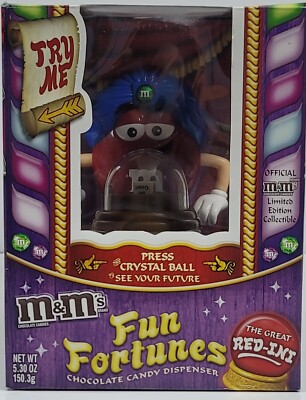 M&M's Fun Fortunes Teller Candy Dispenser ~ The Great Red-ini
