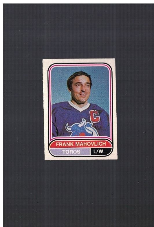 Frank Mahovlich Toronto Toros 1975-76 O-Pee-Chee WHA Card #110 Ex+ B