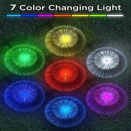 2-4PCS 150LED Solar Power Firework Garden Path Lights Lamp Stake Outdoor Light - Picture 81 of 112