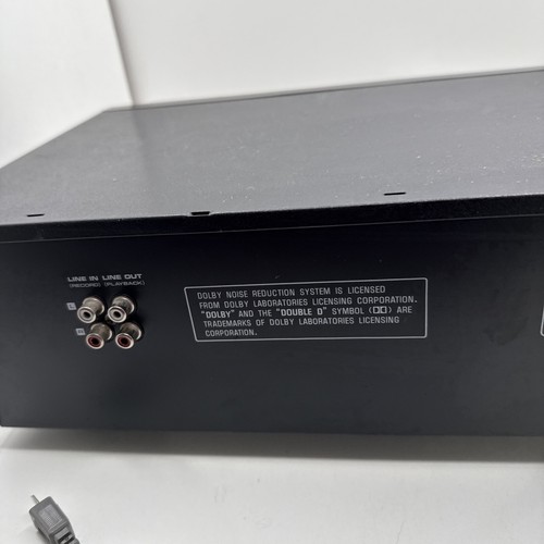 Fisher Stereo Double Cassette Deck CR-W881R - Picture 10 of 11