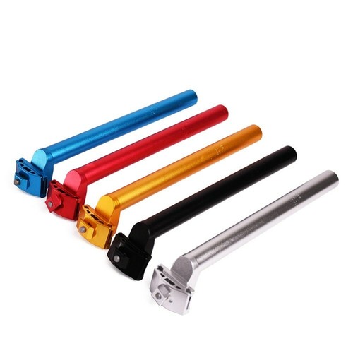 Poste de asiento de bicicleta de engranaje fijo 25,4*300 mm de aleación de aluminio asiento de bicicleta de montaña tubo horizontal - Imagen 1 de 11
