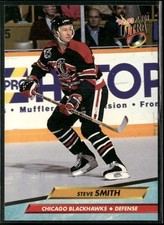 🏒 1992-93 Fleer Ultra - Steve Smith Blackhawks #42