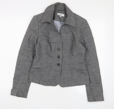 NEXT Damen Sakko Blazer rot Größe 10 geknöpft