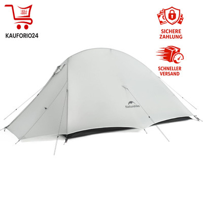 Campingzelt 2 Personen Leicht Winddicht Wasserdicht Kuppelzelt Outdoor Trekking