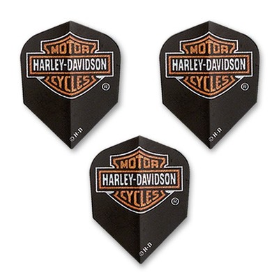 Harley-Davidson Dart Flights Schwarz/Orange