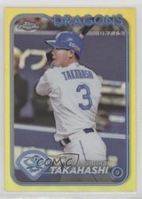 2024 Topps Chrome NPB Nippon Professional Baseball 6/75 Shuhei Takahashi oh8