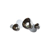 Led Wandlampe Edelstahl In Nickel Esszimmer B:79 Cm 3000 K Wandleuchte Modern
