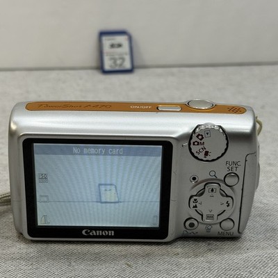 Canon PowerShot A470 7.1MP Digital Camera - Gray for sale online