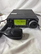 Icom IC-706MKIIG Ham Radio Transceiver, 100W, HF/VHF/UHF W/manual & HM- 103 Mic