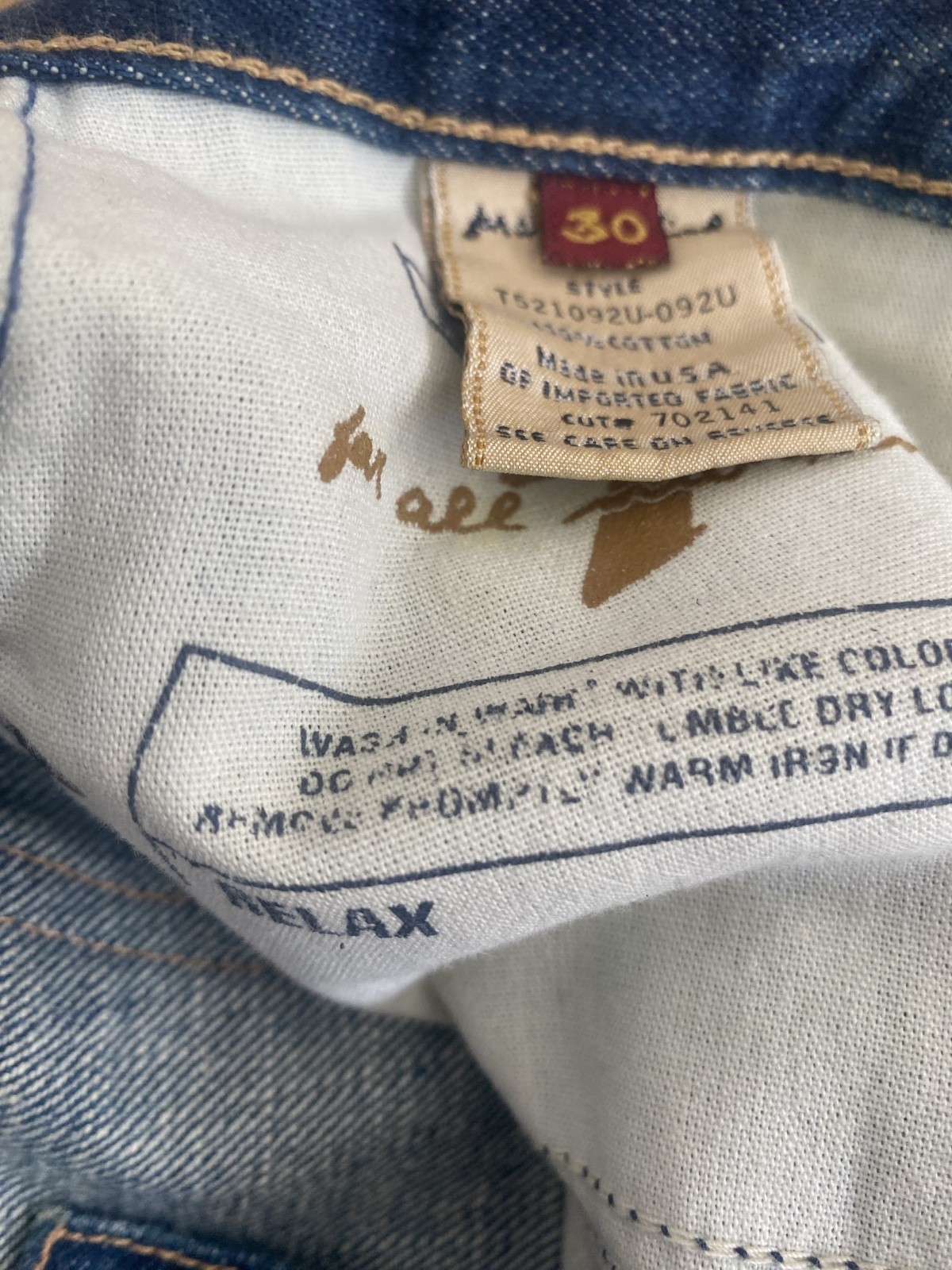S 7 For All Mankind Relax Fit Jeans Size 30