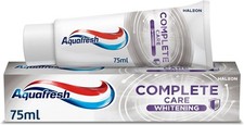 Aquafresh Complete Care Whitening Fluoride Toothpaste 75 ml Fast & Free Delivery 22.00 per litre