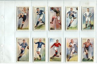 Footballers 1928 Players Cigarette Cards Full Set of 50 Cards