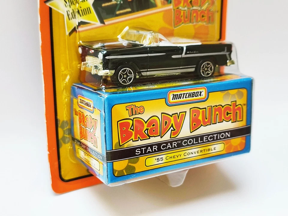Juego de carros diecast Matchbox 1997 - 37678 Brady Bunch 55 Checy convertible - sellado Foto 4 de 4