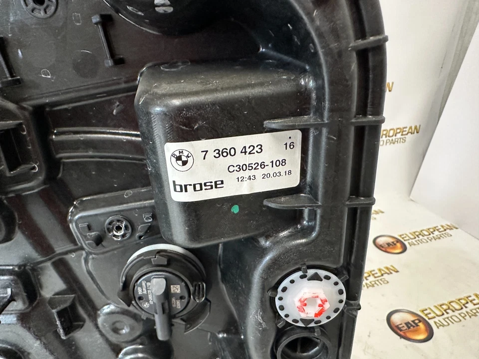 2017 - 2023 BMW G30 F90 M5 M550XI 540I FRONT LEFT DOOR WINDOW REGULATOR OEM Foto 3 de 3