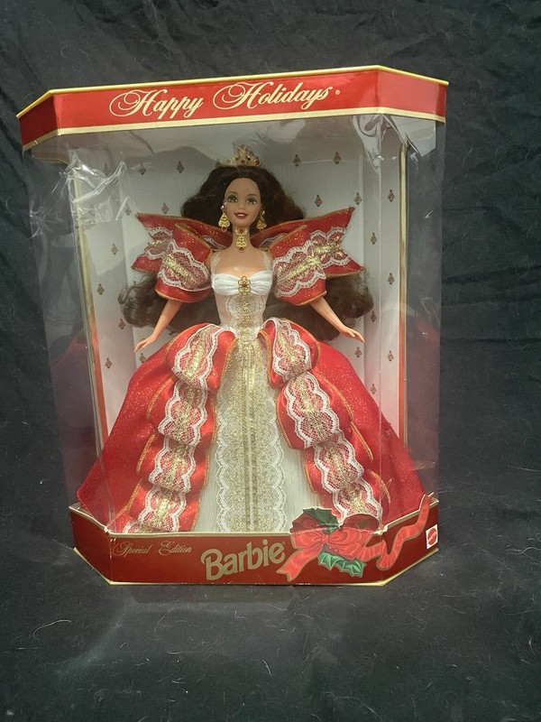 Barbie Happy Holidays Special Edition 10th Anniversary Doll 1997 12in