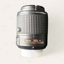 NIKON AF-S NIKKOR 55-200MM 1:4-5.6 GII ED VR DX AUTO FOCUS ZOOM LENS & CAPS  