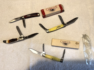 #ad #ad Case 6207 CAMILLIUS 711 amp; 72 YELLOW JACKET 3 BLADE FROST COPPERHEAD ll lot x4 $118.99