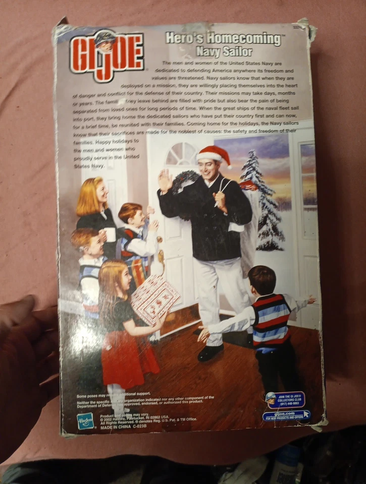 Figura de acción Hasbro Gi Joe Heros Homecoming Navy Sailor 2002 de colección en caja Foto 2 de 2