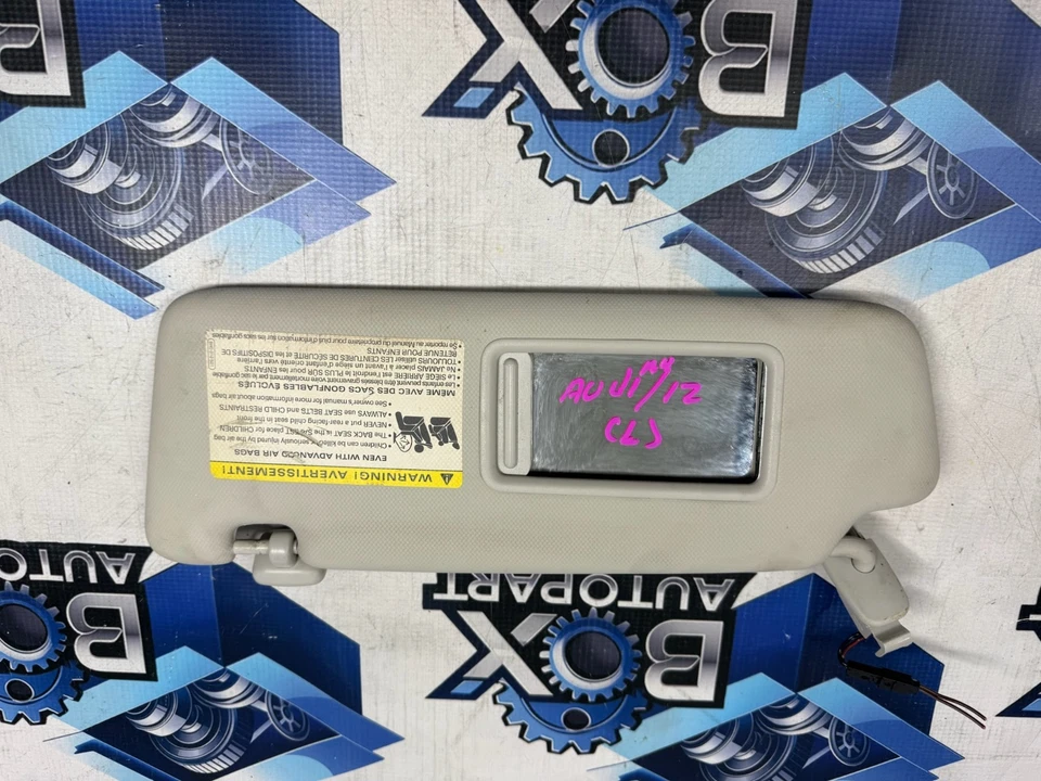 Parasol delantero derecho lado pasajero Audi A4 Quattro 09-12 OEM Foto 3 de 4