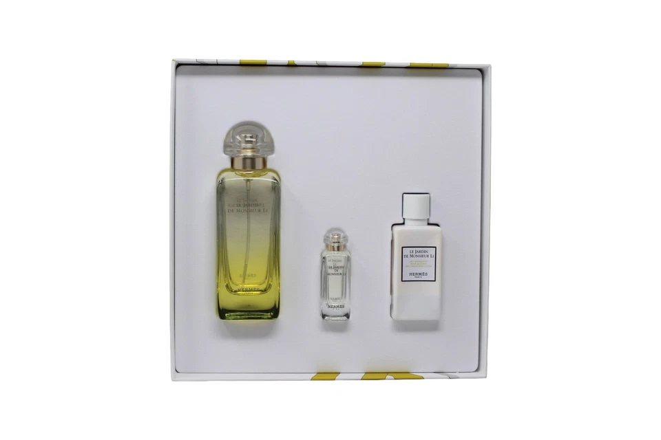 HERMES LE JARDÍN DE MONSIEUR LI SET DE REGALO DE 3 PIEZAS EAU DE TOILETTE SPRAY 100 ML NUEVO EN CAJA Foto 3 de 3