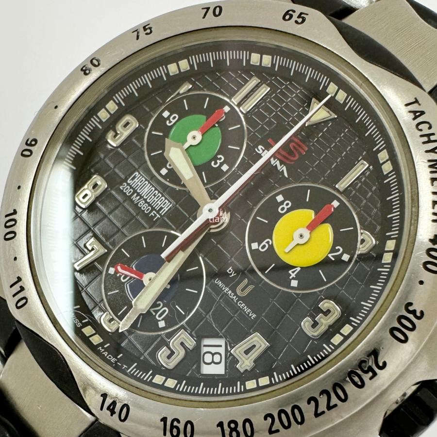 希少 ユニバーサルジュネーブ UNIVERSAL GENEVE SENNA 41 ユニバーサルジュネーブ セナ41 ref.998.310 出張買取は当社専門