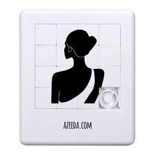 ' Minimalist Woman's Back' Sliding Puzzle (PZ00034892)