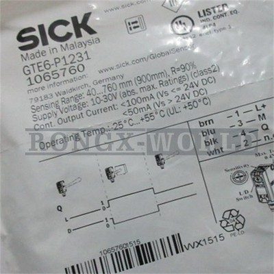 10PCS   GTE6-P1231 1065760 Diffuse Reflectance Photoelectric Sensor NEW *hu