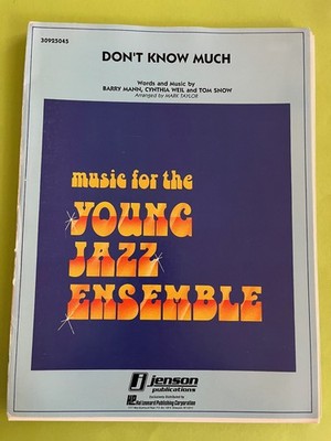 Don't Know Much, Barry Mann, arr. Mark Taylor, Big Band Arrangement
