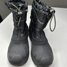 IceFace-WATERPROOF-LINED BOOTS-SIZE 13 kids black