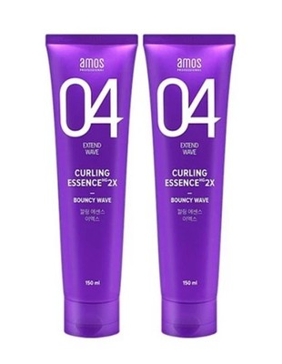 AMOS 04 Curling Essence 2X 150ml x2 Curl Enhancing Wave Cream K-Beauty