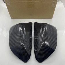 Replacement Type Carbon Fiber Side Mirror Cap Covers Fits 14-24 Infiniti Q50 Q60