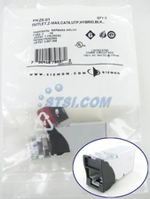 Siemon Z6-01 Z-Max Cat6 UTP Outlet/Jack, Black ~STSI