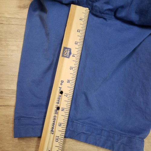 Superdry Studios Shorts Mens 34W Blue Chino Flat Front Casual Summer M7110406A - Picture 10 of 11