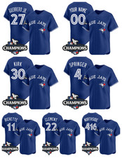 Custom Men's Royal 2025 American League Champions Vapor Stitched Jersey SZ S-6XL