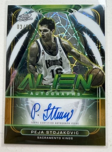 2025 Topps Cosmic Chrome Peja stojakovic Base (RAW)