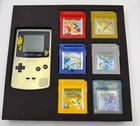 AUTHENTIC - Pokémon Gameboy Color Set - GBC Pikachu Edition + All Gen 1 & 2