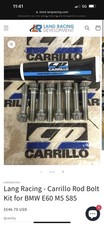E60 M5 S85 Carrillo Rod Bolts
