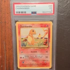 Pokemon TCG Charmander Base Set 46/102 Regular PSA 5 (1999) HP 50