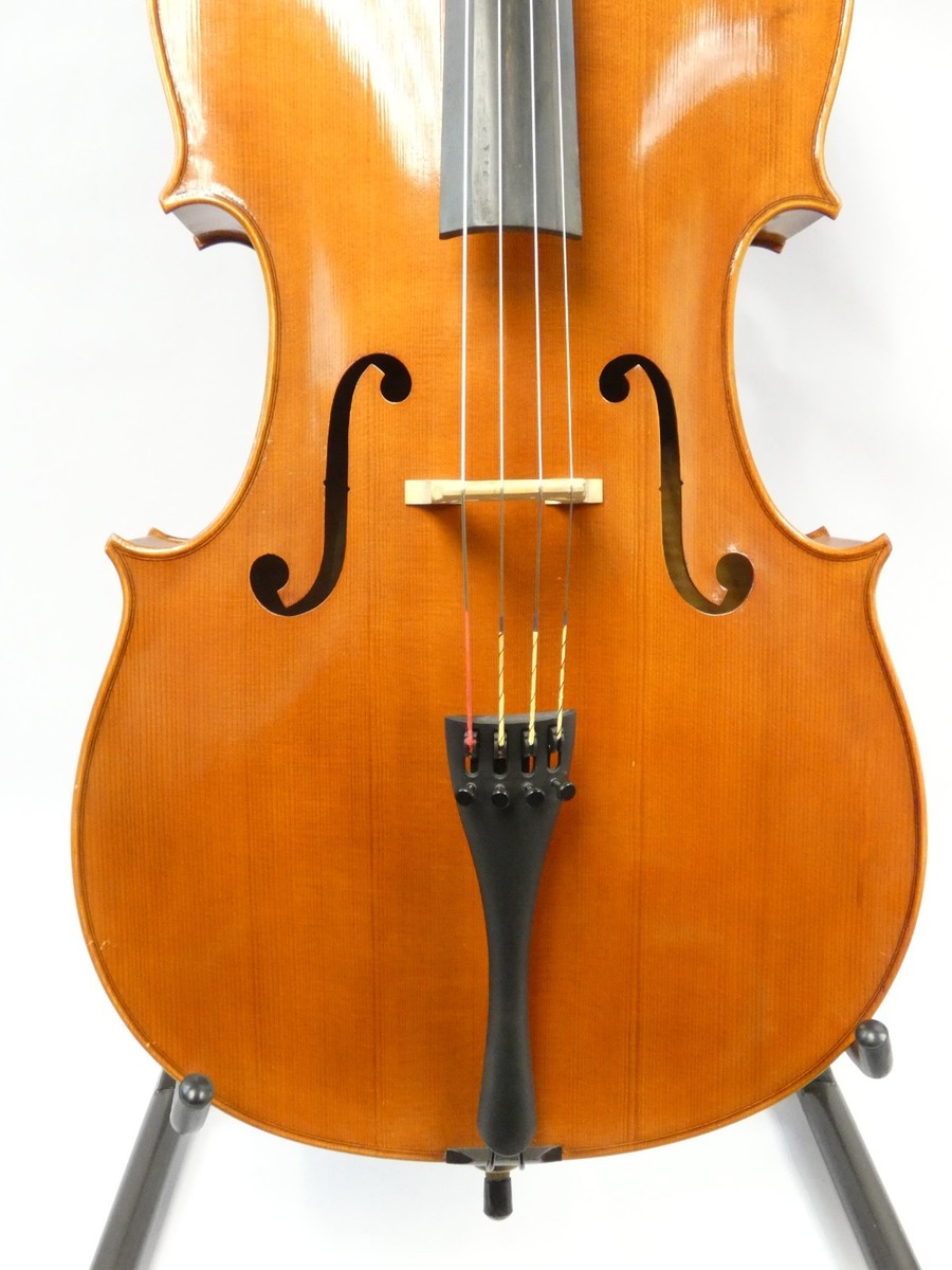 Domenico Montagnana Stradivari 4/4 Wooden Cello Outfit with Case